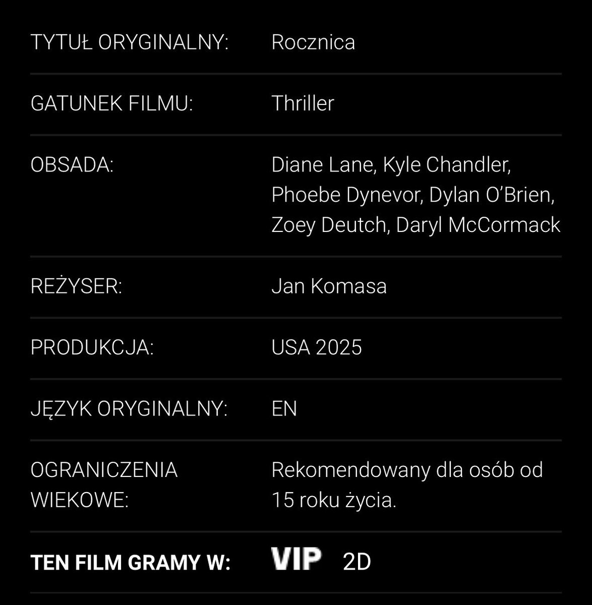 DylanOBrienPL's tweet image. Opis oraz szczegóły filmu „Rocznica”!

Premiera już 21 listopada.

📸 @CinemaCityPL