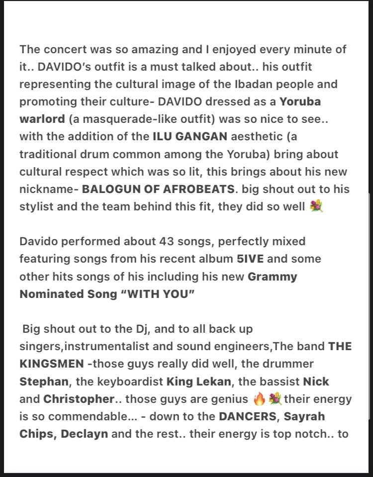 Obahwitdvibe's tweet photo. 5IVE ALIVE TOUR IBADAN 🇳🇬5️⃣❤️‍🔥💐
Obahwitdvibe’s POV…✍🏾🧡 

@davido @5iveAliveWT 
BALOGUN of AFROBEATS 🐐👑

@GAC_MOTOR @GACMotorNgr 
#5iveAliveTour  #RideWithDavido  #GACxDavido #5ive #5iveAliveTourIbadan #GACmotor https://t.co/U3EMiYAnvD
