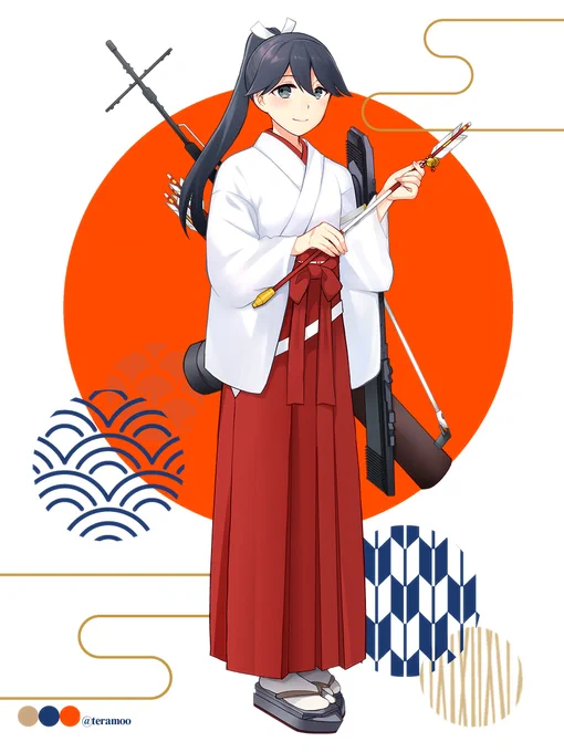 鳳翔さん(艦これ三越コラボの巫女服ver)