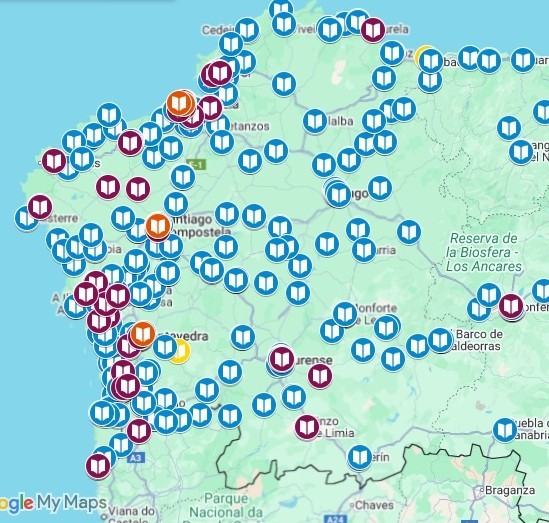 Galicia sigue siendo la comunidad autónoma con mejor ratio de librerías por habitantes 

lasaiblog.wordpress.com/2025/11/13/gal…

#mapadelibrerias