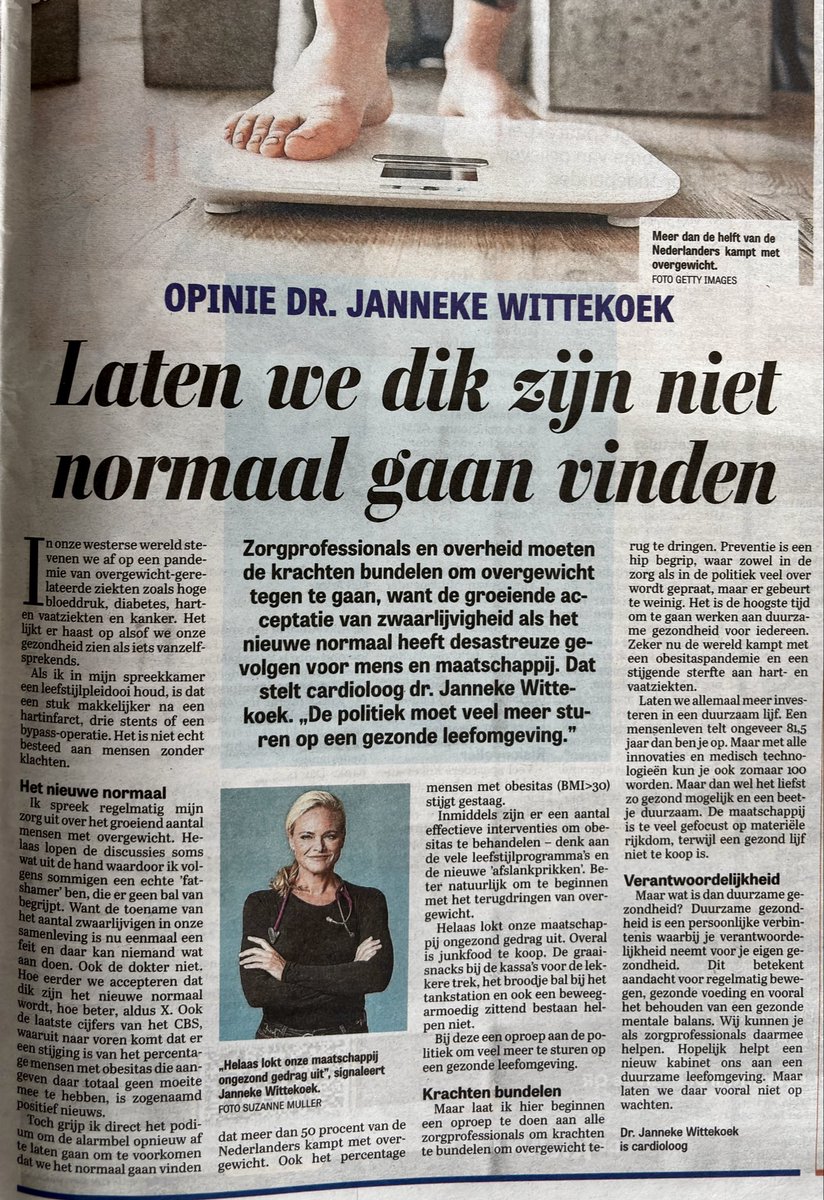Als ik ploegleider zou zijn geweest van het Nederlandse volk en de concurrentie zou moeten aangaan met andere landen zou ik het wel weten. Van de zachte heelmeesters en...
#vitaliteit #gezondheid #preventie #geluk #rijkdom