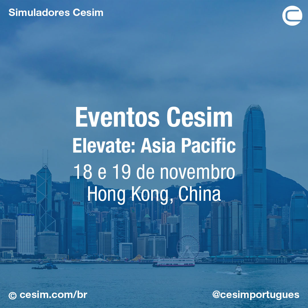 🌏🤝🇨🇳 Até a próxima semana na conferência Elevate: Asia Pacific 2025 em Hong Kong! Saiba mais: aacsb.edu/events/2025/11…

🌍📆 Junte-se a nós em eventos ao redor do mundo: cesim.com/eventos/portug…

#educação #educaçãodigital #aprenderfazendo #simulaçãodenegócios #jogoseducativos