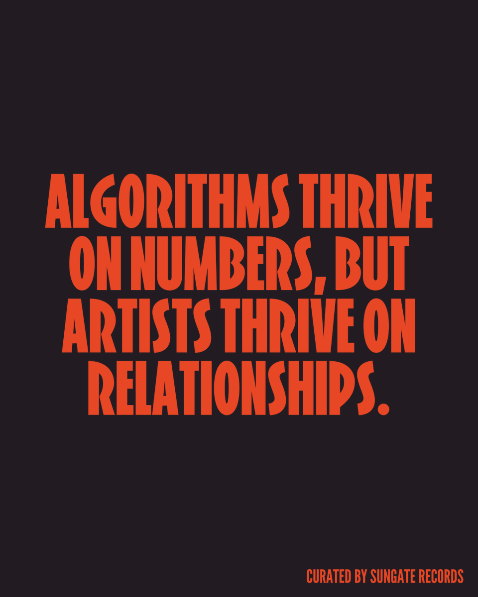 Algorithms have become the new gatekeepers of music. Our latest story talks about how algorithms and their inherent structures shape who we listen to and what we sound like.
Out now on Medium and Substack.

#sungaterecords #indieartists #musicindustry