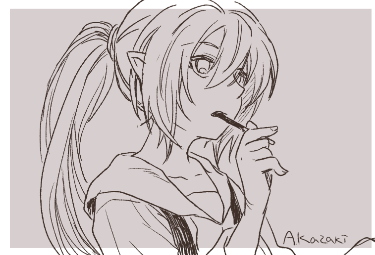 遅刻 #ポッキーの日　#oc