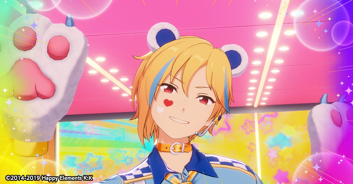 enstars_music's tweet photo. 【イベント情報】

イベント限定カード
⭐5 なずな
⭐4 桃李
⭐4 真
はアイドルロードからMV衣装【クマクマレスQ衣装】、【オリジナルSPP】が開放可能です！💫

※後日、MV衣装【クマクマレスQ衣装（クマの手）】もアイドルロードに追加予定です。詳細はアプリ内お知らせをご確認ください。

#あんスタ https://t.co/mqUuah43p5