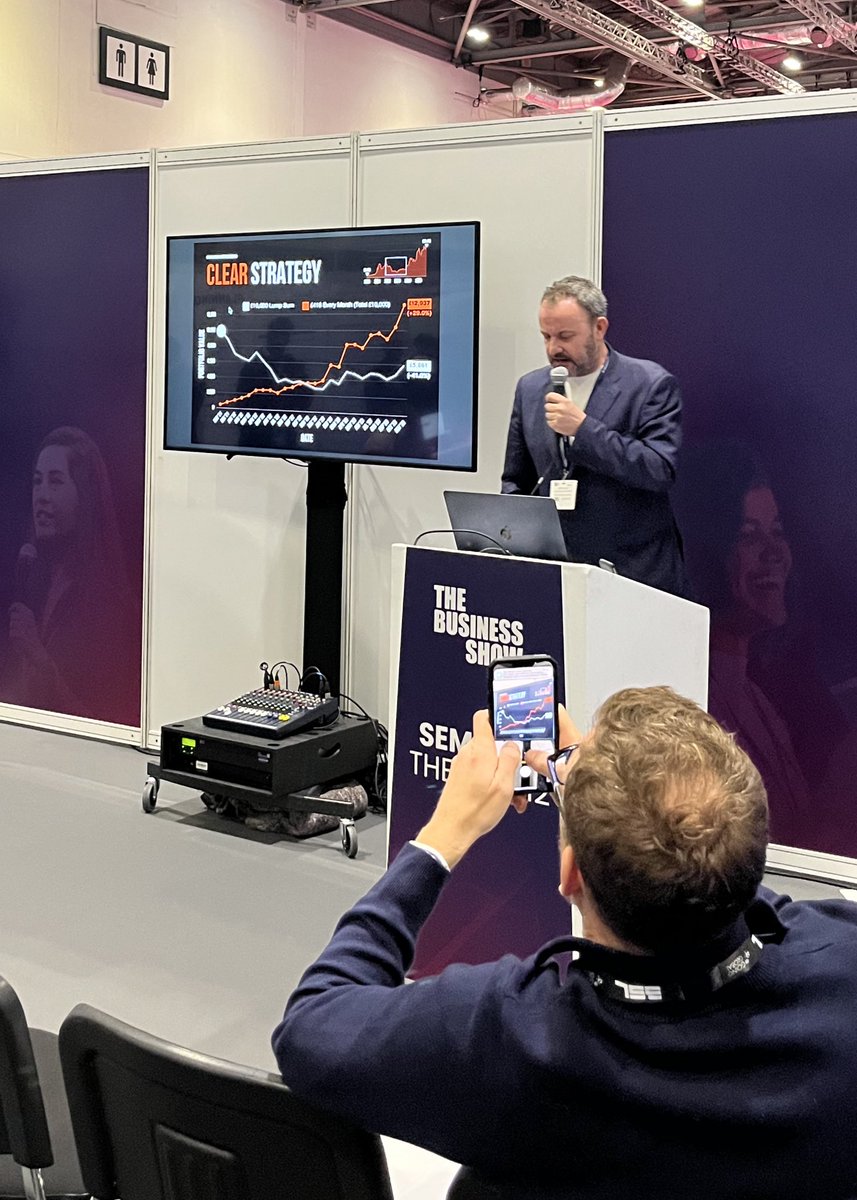 Businesses are taking note of the power of dollar-cost averaging into Bitcoin, here at <a href="/TheBusinessShow/">The Business Show</a> (Excel London).