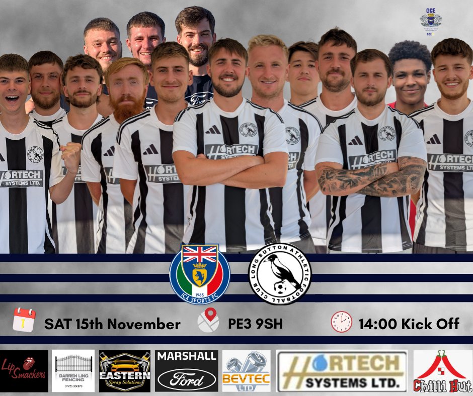 Lsafc84's tweet photo. Next Match! β«βͺβ½
After having last week off, our First Team are back in league action this Saturday π
π @icasports
ποΈ PE3 9SH
β° 2pm kick off
@spaldingsport @PDFLUK
#NonLeague #longsutton #magpies #MatchDay https://t.co/lbDgYVkh9T