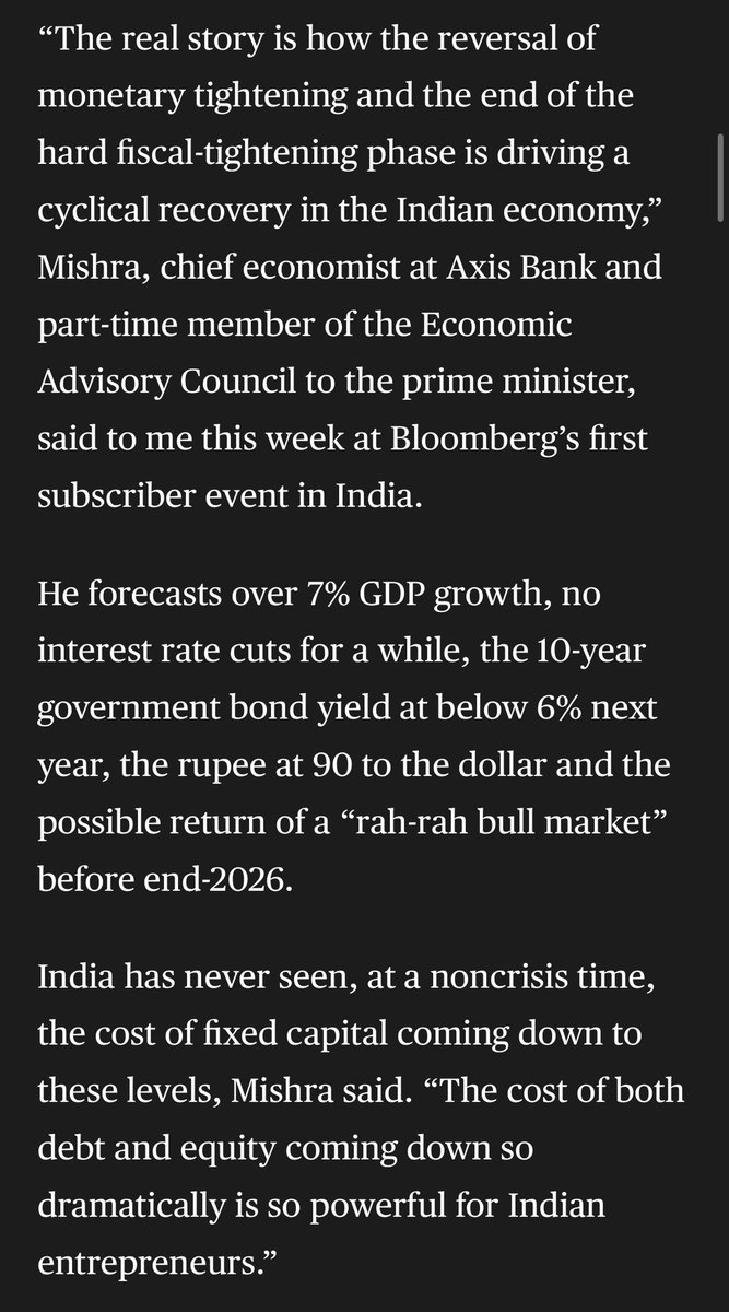 swarajk_'s tweet image. neelkanth mishra on Indian econ