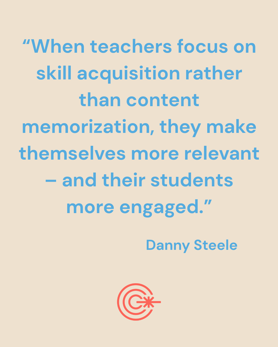 Skills over memorization...