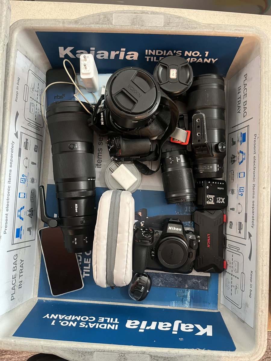 Airport rituals be like