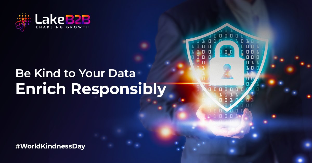 lakeb2b's tweet image. Responsible data handling isn’t optional: it’s essential!

At LakeB2B, compliance and consent sit at the core of enrichment.

Because kindness also means respecting data integrity.

#WorldKindnessDay #DataEthics #LakeB2B #EnablingGrowth #GrowthPartner