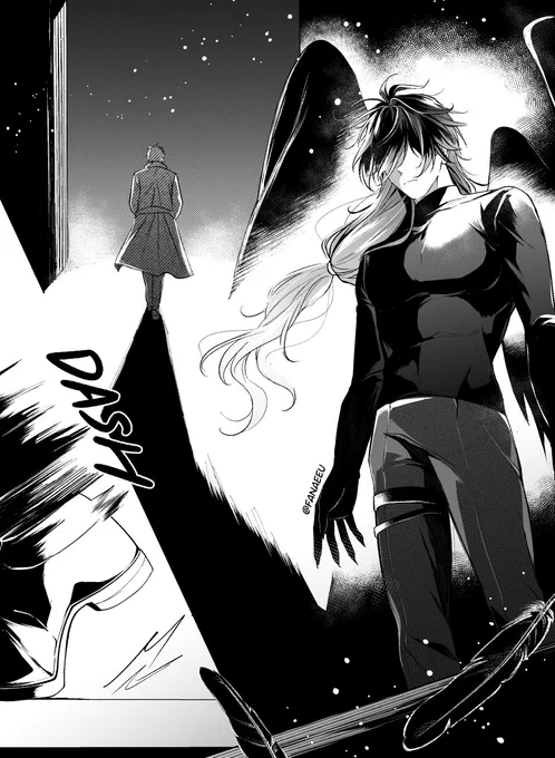crow attack #Varflins #knightlight 
(crow flins au!)

(1/2) 