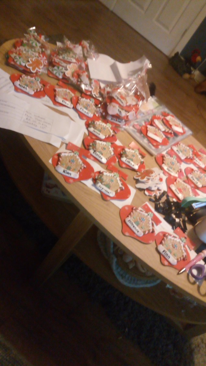 Christmas decorations being made today, still plenty available.. £2.00 each or 3 for £5.00. DM to order. #christmas #personalisedforfree #treedecoration #unusualnames