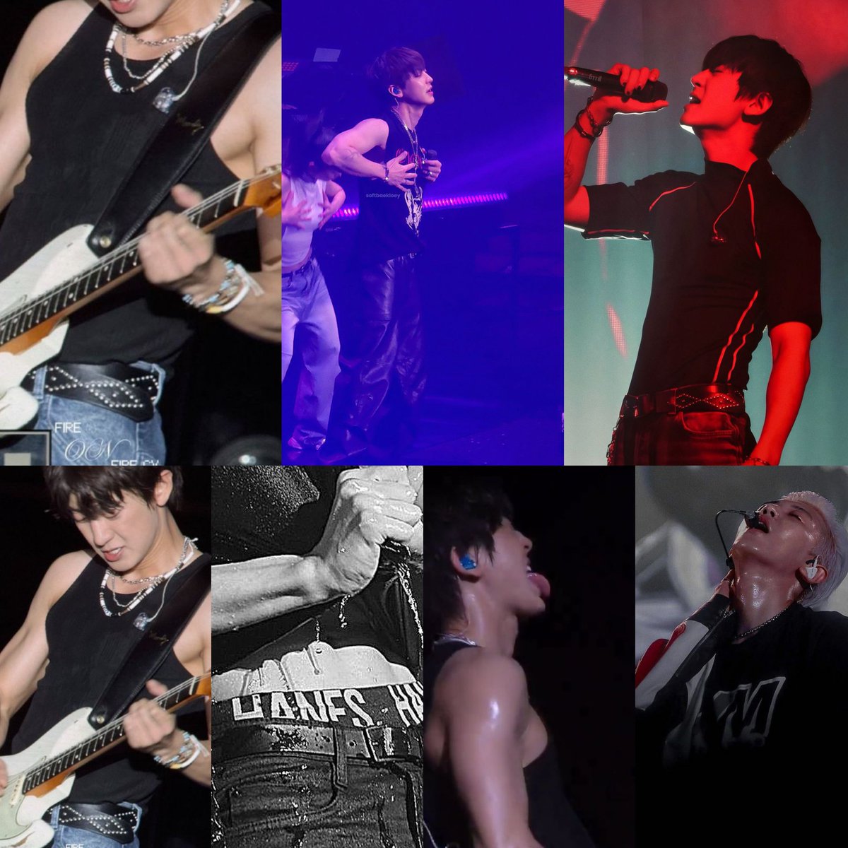 plum_chelly's tweet photo. Chanyeol on stage 🎸🔥🌡️ https://t.co/bDqtl0vDZi