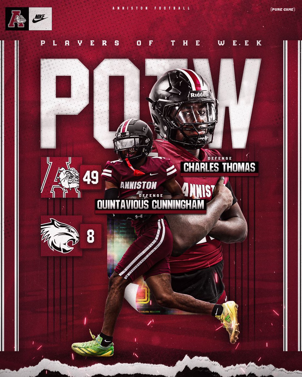 🐶⛓️POTW (Player of the Week) DAWGS vs. Fultondale HS last week! <a href="/thomas_charles6/">Charles Thomas</a> <a href="/QueCunningham02/">Quintavious”que” Cunningham</a> #Dawgson3