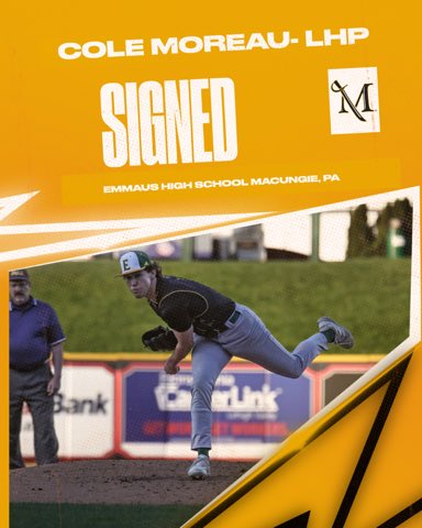 davidbaker5's tweet image. Cole Moreau is a Marauder