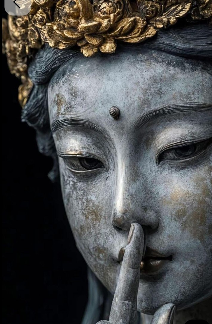 #escultura La vida me enseñó que el silencio es mi mayor #protección...#BuenosDiasATodos