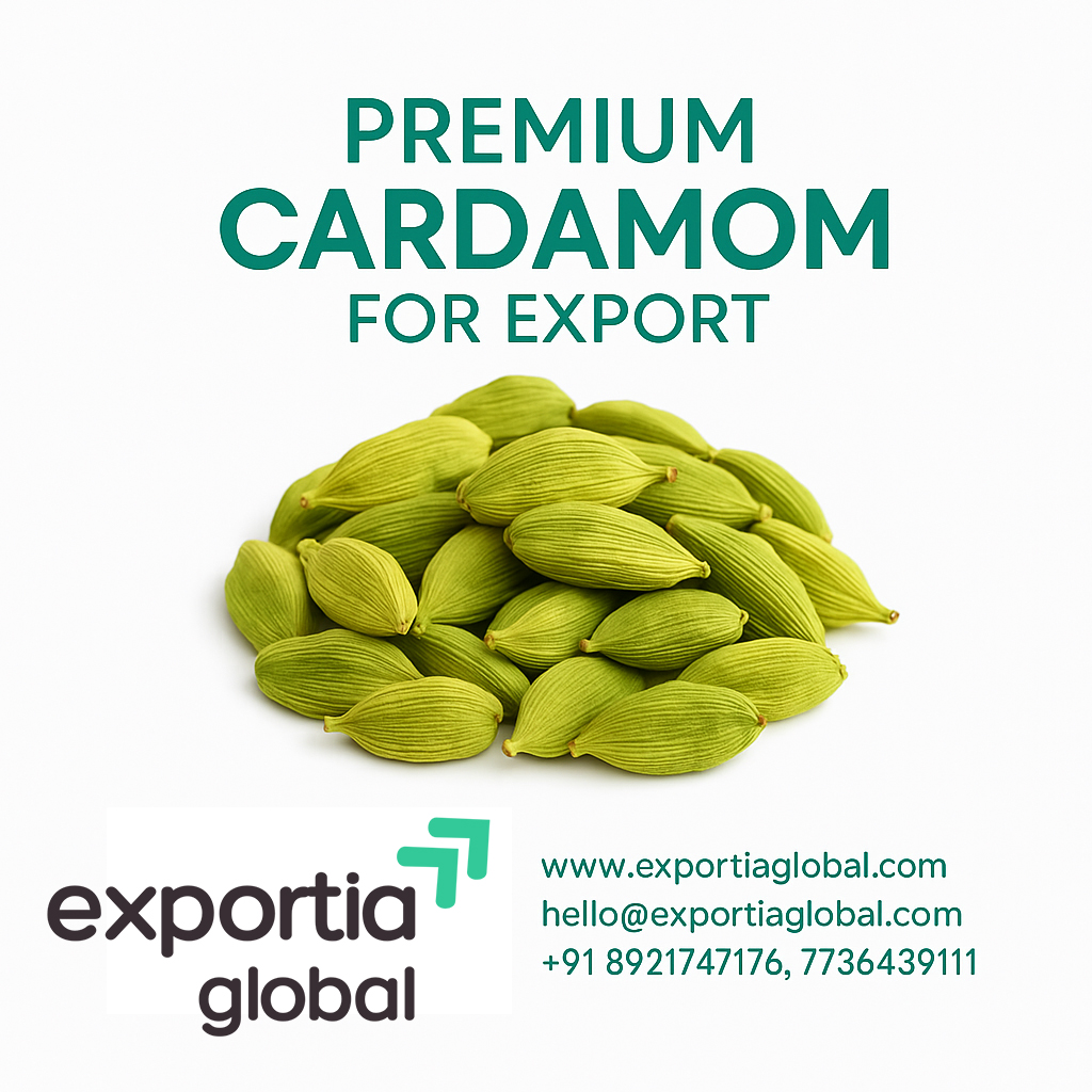 exportiaglobal's tweet image. Premium Kerala Cardamom for export 🌿
Fresh, aromatic, and export-grade.
Bulk inquiries: hello@exportiaglobal.com
.
.
.
.
.
.

#Cardamom #SpiceExport #GlobalTrade #IndianSpices #AgriExports #FoodIndustry #ExportFromIndia #KeralaSpices #ExportiaGlobal