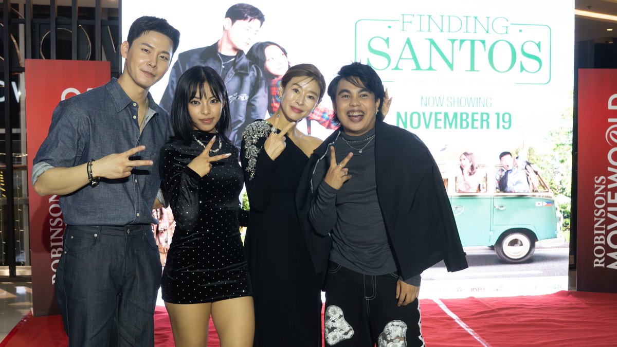 FindingSantosPH's tweet photo. Here's a glimpse of the incredible Finding Santos premiere night. 🍿✨️
Thank you for joining us, and to everyone who celebrated this film! 💚
Catch Finding Santos, November 19 on Cinemas Nationwide!!!
#Finding_Santos #Woojin #Gabby #Junha #Lara #SBTown1stRomComRoadFilm https://t.co/qJERq3yHxe