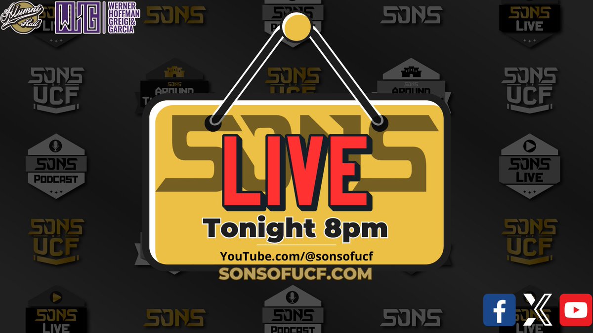 We'll do the thing again tonight, 8pm.