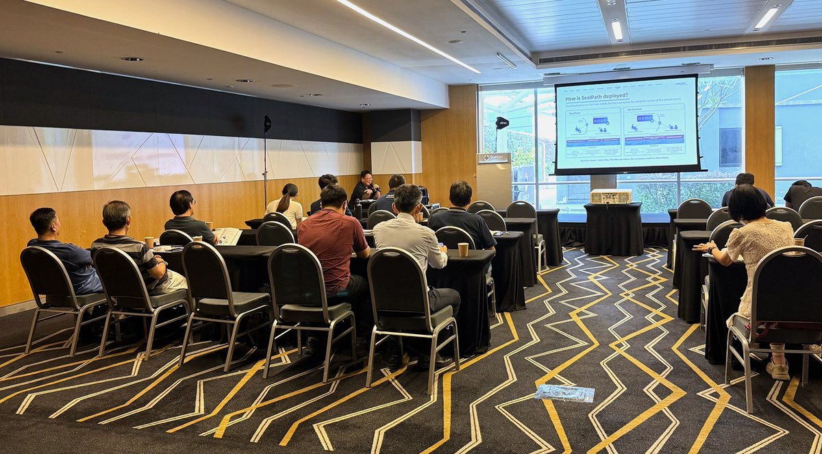 sealpathtech's tweet image. SealPath impressed at the V2SG TechConnect Seminar in Singapore! Exciting features like watermarks, anti-tampering, and CAD protection sparked curiosity. Proud to strengthen partnerships &amp;amp; drive innovation for a cybersecure future.
#Singapore #Cybersecurity #Version2 #TechConnect