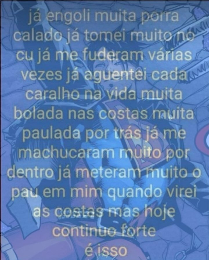 acervosuperboy's tweet photo. Já engoli muita porra calado https://t.co/ACrs1UyDT2