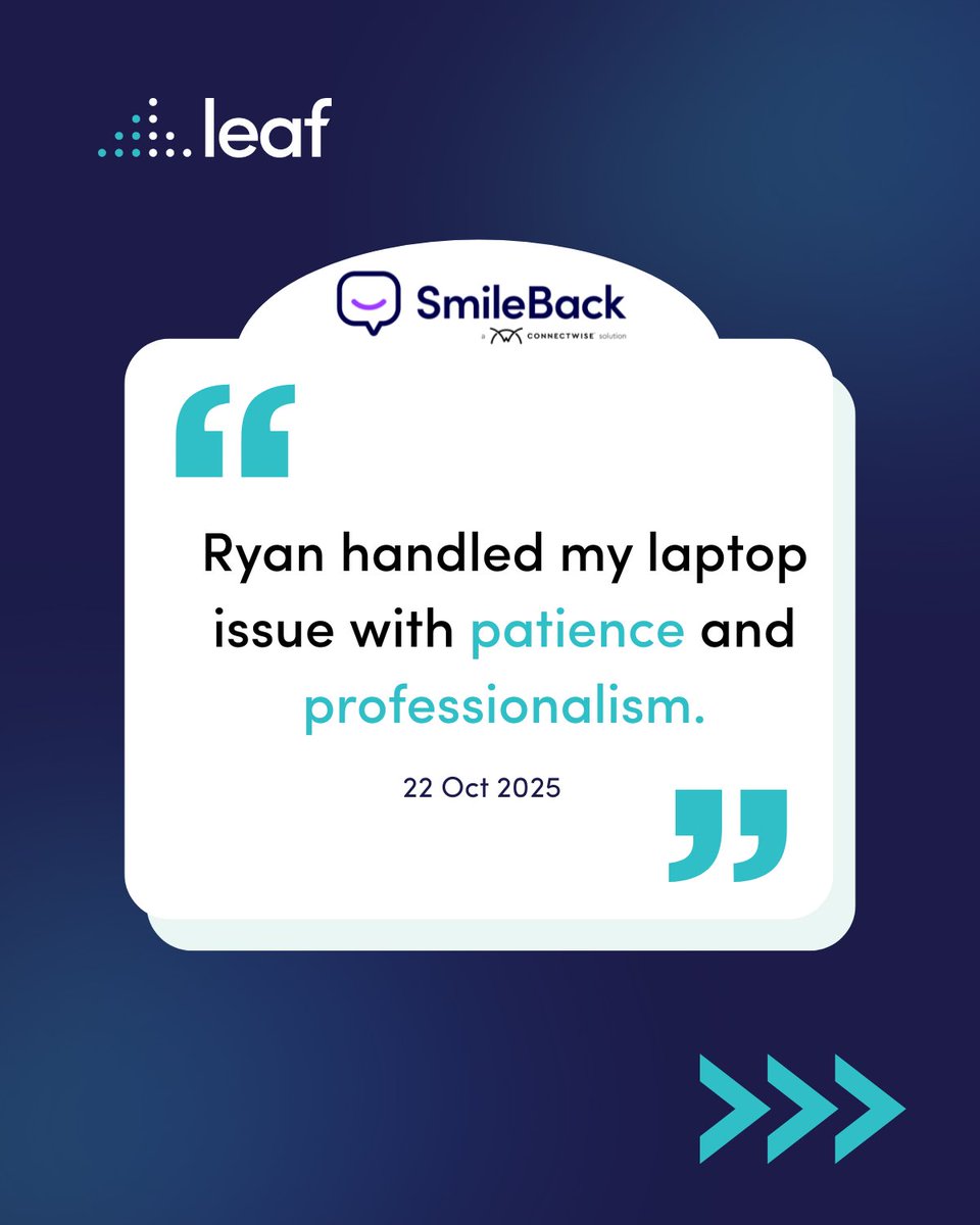 At Leaf IT, respect and care are at the heart of our customer service 🤝

Our Belfast Chamber award reminds us why thoughtful, human IT support matters.

Swipe through our customer testimonials.

#WorldKindnessDay #CustomerService #LeafIT