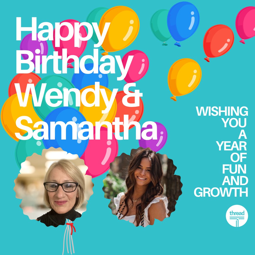 ThreadHCM's tweet image. 🎉 Happy Birthday, Wendy and Samantha! Your hard work makes a difference every day. We’re lucky to have you—here’s to a fantastic year ahead! 🎈