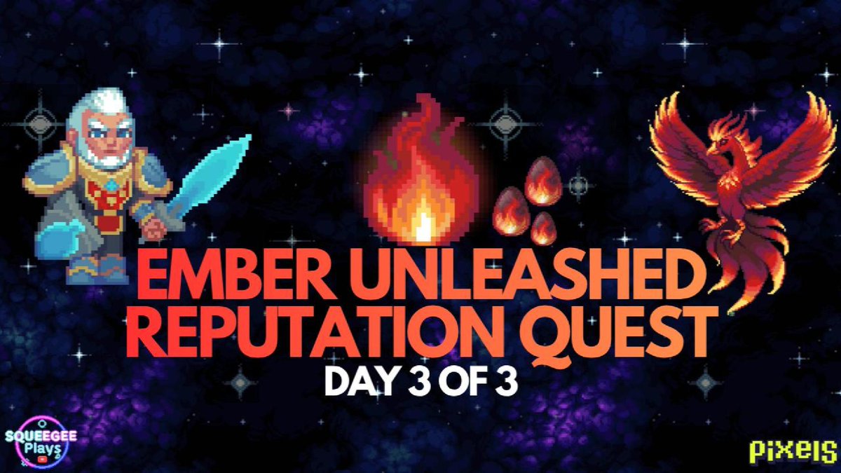 📢3-PART PERMANENT REPUTATION QUEST ALERT

Here's The Last Part of EMBER UNLEASHED QUEST

HOW:
📍Go East Of TerraVilla
🗣️Talk To Glint
🚣‍♀️Ride The Log Raft
🐦Talk To The Phoenix
🔥Craft A Fire Blessing

REWARDS:
👚Ember Suit
💫+25 Reputation

For Full Video Guide⬇️
🔗Part 3