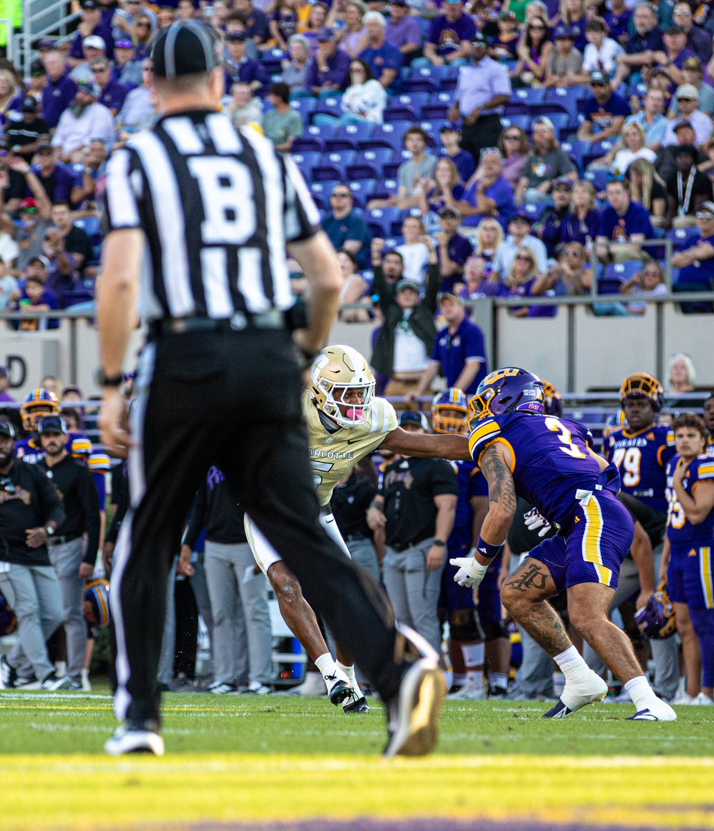 vs ECU 

#CharlotteFootball