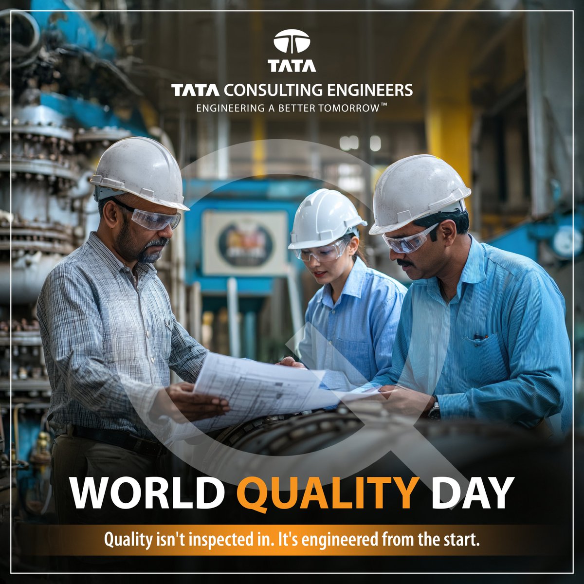 TCEConnect's tweet image. Quality is not a goal. It is how we engineer every idea, every design, every solution.

At Tata Consulting Engineers (#TCE), quality shapes every calculation, every design decision, and every project milestone. It&apos;s embedded in our processes, our people, and our engineering…