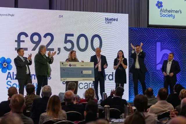 Our franchise partners raised £92,500 for Alzheimer’s Society at our conference! From skydives to tea parties, we're making a difference!

Read more: bit.ly/4hUqzDi

#AlzheimersSociety #FranchiseOpportunity #SeniorCare #JoinOurTeam #BluebirdCare