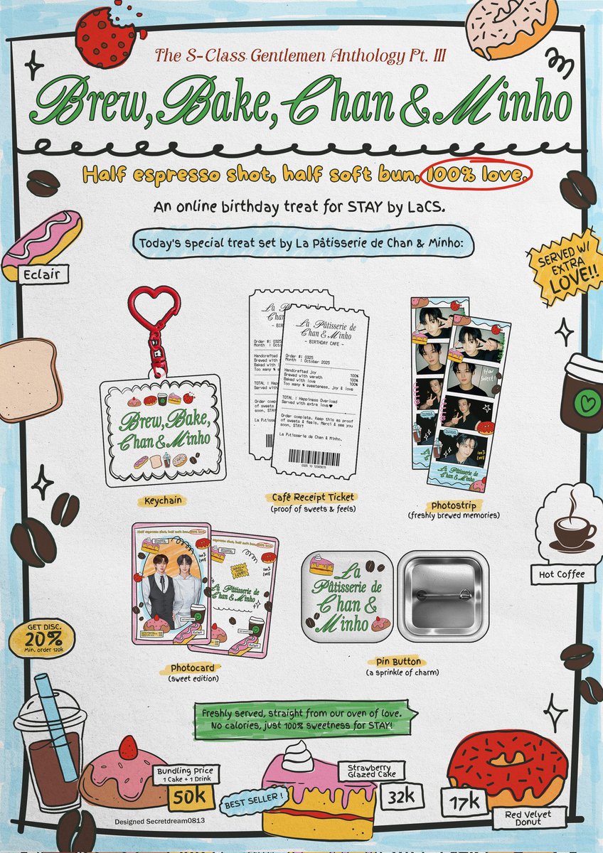 LACS_event's tweet photo. 𝙏𝙝𝙚 𝙎-𝘾𝙡𝙖𝙨𝙨 𝙂𝙚𝙣𝙩𝙡𝙚𝙢𝙚𝙣 𝘼𝙣𝙩𝙝𝙤𝙡𝙤𝙜𝙮 - 𝙋𝙩. 𝙄𝙄𝙄

☕ Brew, Bake, Chan &amp; Minho 🍰
✦ An online birthday treat for STAY by LaCS 💌 ✦

📌 Only a few servings will be available. Made slow, with love 🍰💌

🔗 Form drops soon. Stay tuned, sweet STAY! 🤍 https://t.co/eQVkzBWMCc