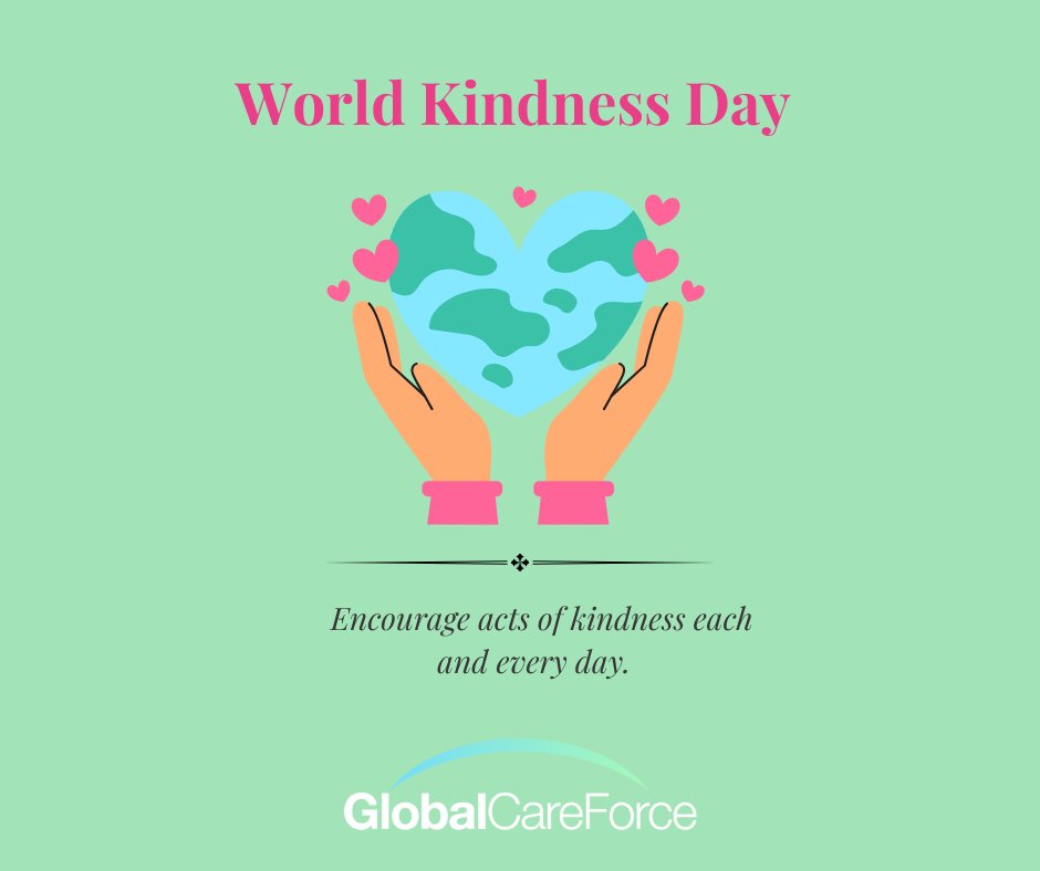 World Kindness Day - a day that everyone, no matter what nationality, religion or can participate in!  

Spread kindness like an infectious cold. Studies show that when others observe kindness in action, they are more likely to carry out an act of kindness, too.