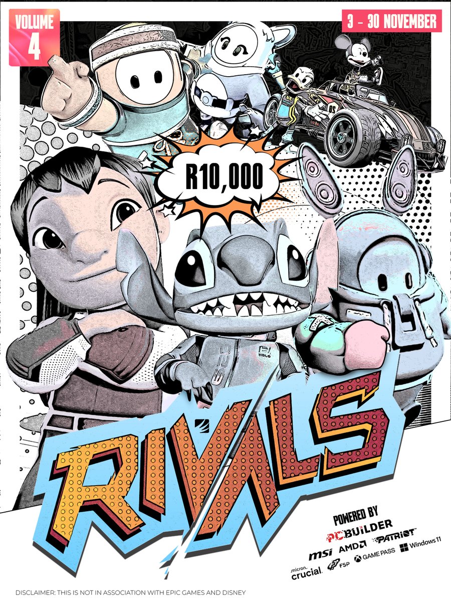 🚨ZA STREAMERS IN CASE YOU MISSED IT🚨 

ACGL Rivals goes down soon!! With R1OK on the line, it's winner takes all. Applications are still open so get yours in now!🤩
Apply here: acgl.gg/rivals/apply

Powered by: <a href="/PCBuilderZA/">PCBuilderZA</a> #acglrivals