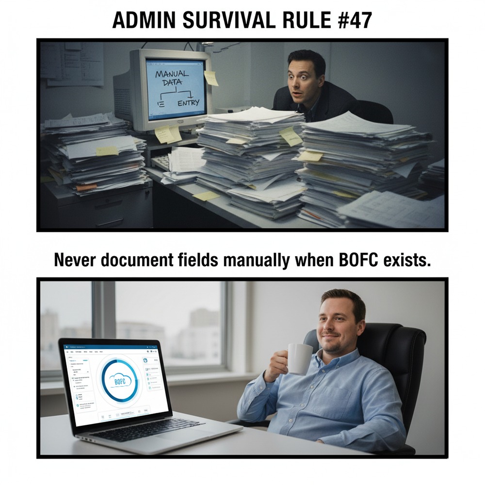 SalesforceBOFC's tweet image. Export &amp;amp; document all Salesforce fields in minutes — not hours.
#Salesforce #BOFC #SalesforceAdmin #Automation #AppExchange #meme #salesforcememe