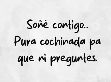 Para que te lo sepas...