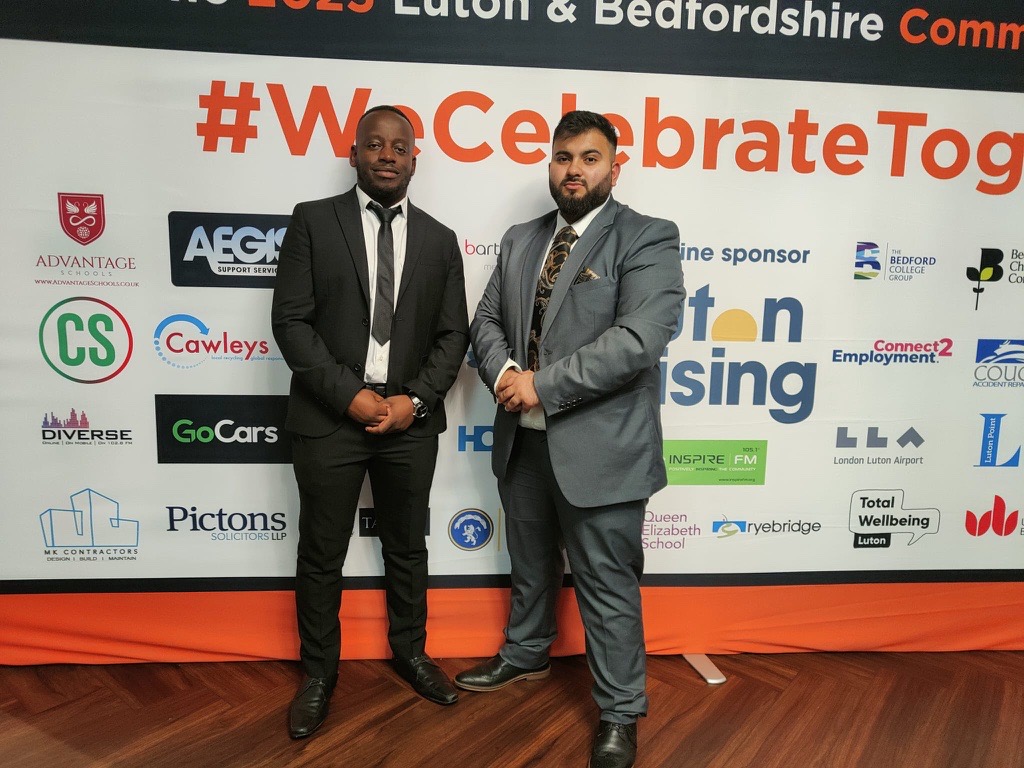 Some of the Cawleys team recently attended Community Interest Luton's Community Awards 2025, celebrating businesses, individuals and organisations within the Luton and Bedfordshire area. It was our pleasure to sponsor the Community Champion Award ⭐