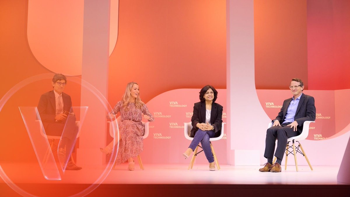 VivaTech's tweet image. Your customers aren’t searching anymore — they’re chatting with AI! 🤖

Asmita Dubey (@LOrealGroupe), Dave Dugan (@Meta)  &amp;amp; Kaylin Voss (@Salesforce) revealed how AI transforms brand-customer convos &amp;amp; why trust still matters, at #VivaTech. 

Read more 👇
vivatechnology.com/news/from-sear…