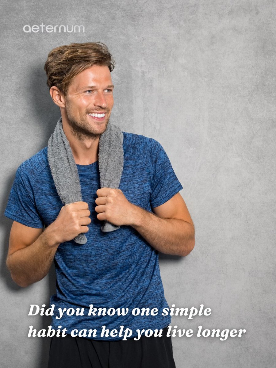 aeternumcompany's tweet image. ❤️ One simple habit for longevity: Walk 30–60 mins daily 🚶‍♀️ Strengthen your heart, reduce stress &amp;amp; support healthy aging. ✨ Follow us &amp;amp; visit our site! #LongevityTips #BiohackingHealth