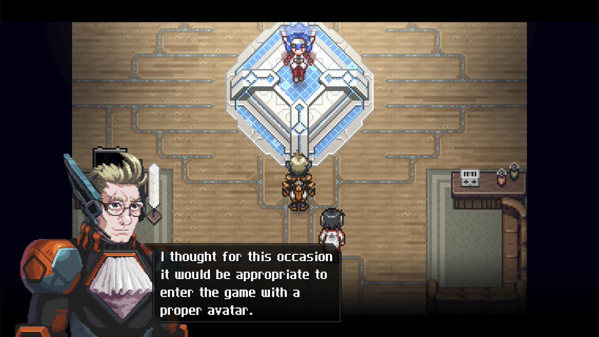 XMemor's tweet image. when i was looking up something before i saw that Avatar and thought someone made fan art of Sergey avatar an Avatar but lol, it was actually from the game

#CrossCode | #MemorXCrossCode