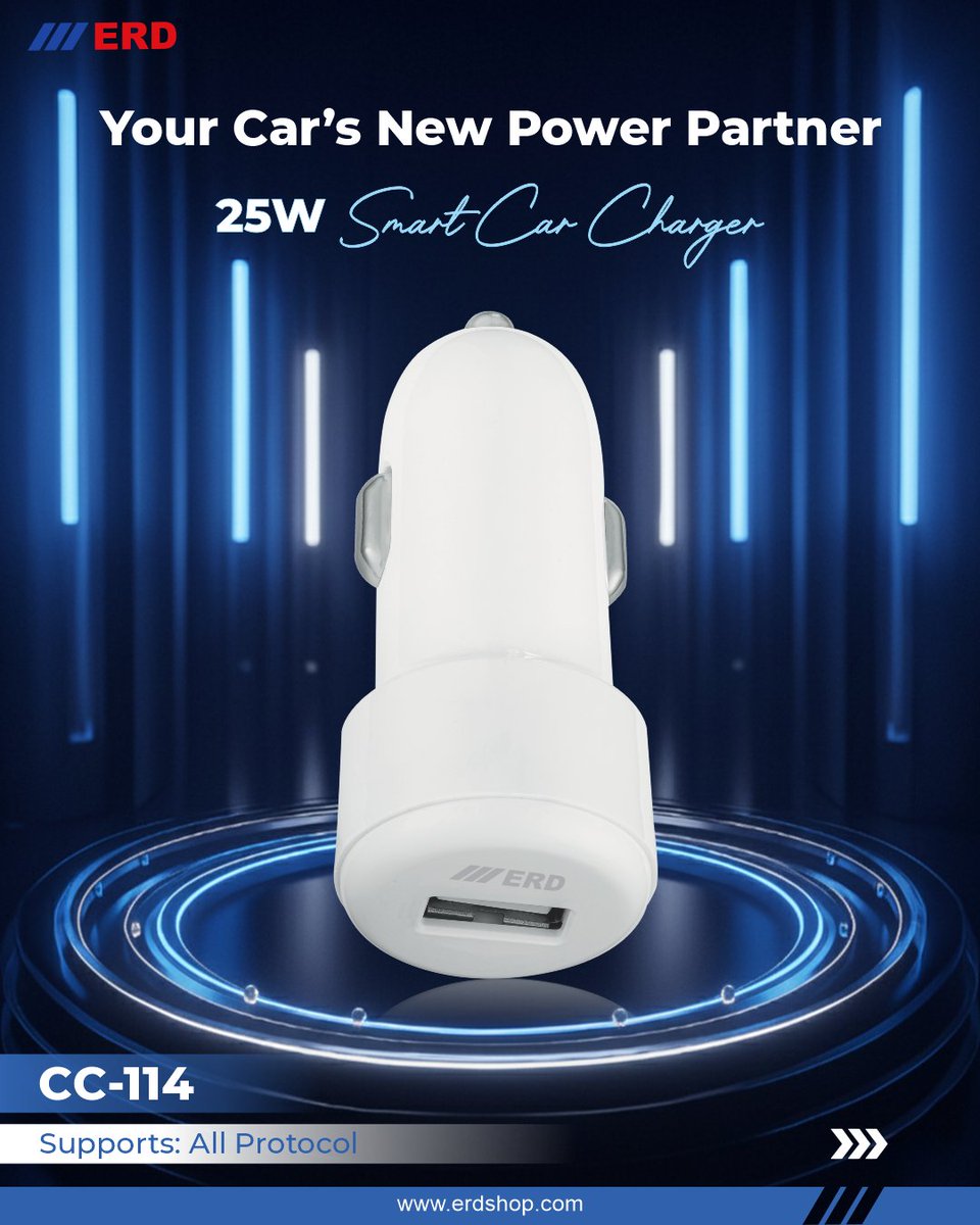 erdtechnologies's tweet image. Drive Smart. Charge Smarter. ⚡
Shop Now: erdshop.com
#ERD #ChargeOnTheGo #FastCharge #SmartTech #DriveWithPower #ERDCharger #CarLife #carcharger #ERDAccessories