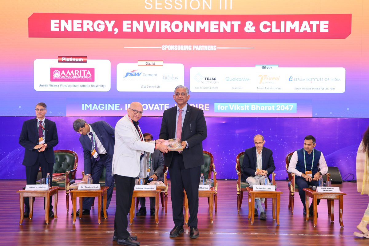 TCEConnect's tweet image. Mr. Amit Sharma, Managing Director and CEO, Tata Consulting Engineers (#TCE), participated as a panellist in the session on “Energy, Environment and Climate” at India’s first Emerging Science, Technology and Innovation Conclave (ESTIC 2025) held at Bharat Mandapam, New Delhi.…
