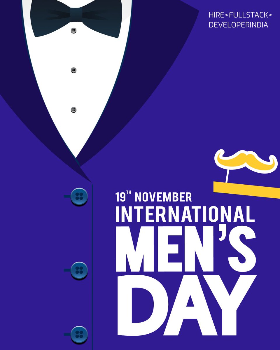 hirefullstack's tweet image. On this #InternationalMensDay we celebrate dedication, leadership &amp;amp; integrity men bring to every role as #teammates #innovators &amp;amp; #changemakers.  At @hirefullstack we’re #proud of every man shaping technology with passion, purpose, &amp;amp; integrity