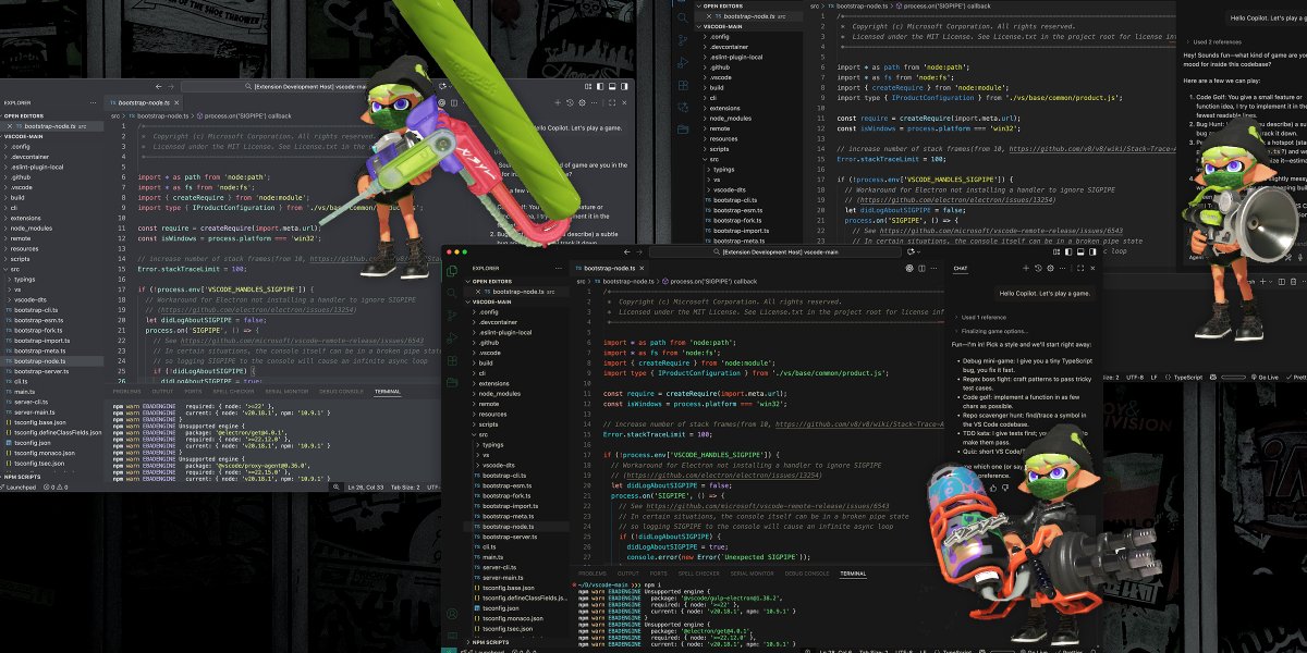 monoooki's tweet image. I created three Splatoon 3 weapon-inspired themes for VSCode, Obsidian, and Omarchy. Pick your favorite and try it out!

スプラトゥーン3のブキをモチーフにしたテーマを作りました。ぜひ使ってみてね！

monoooki.net/2025/11/themes…

#Splatoon3 #VSCode #Obsidian #Omarchy