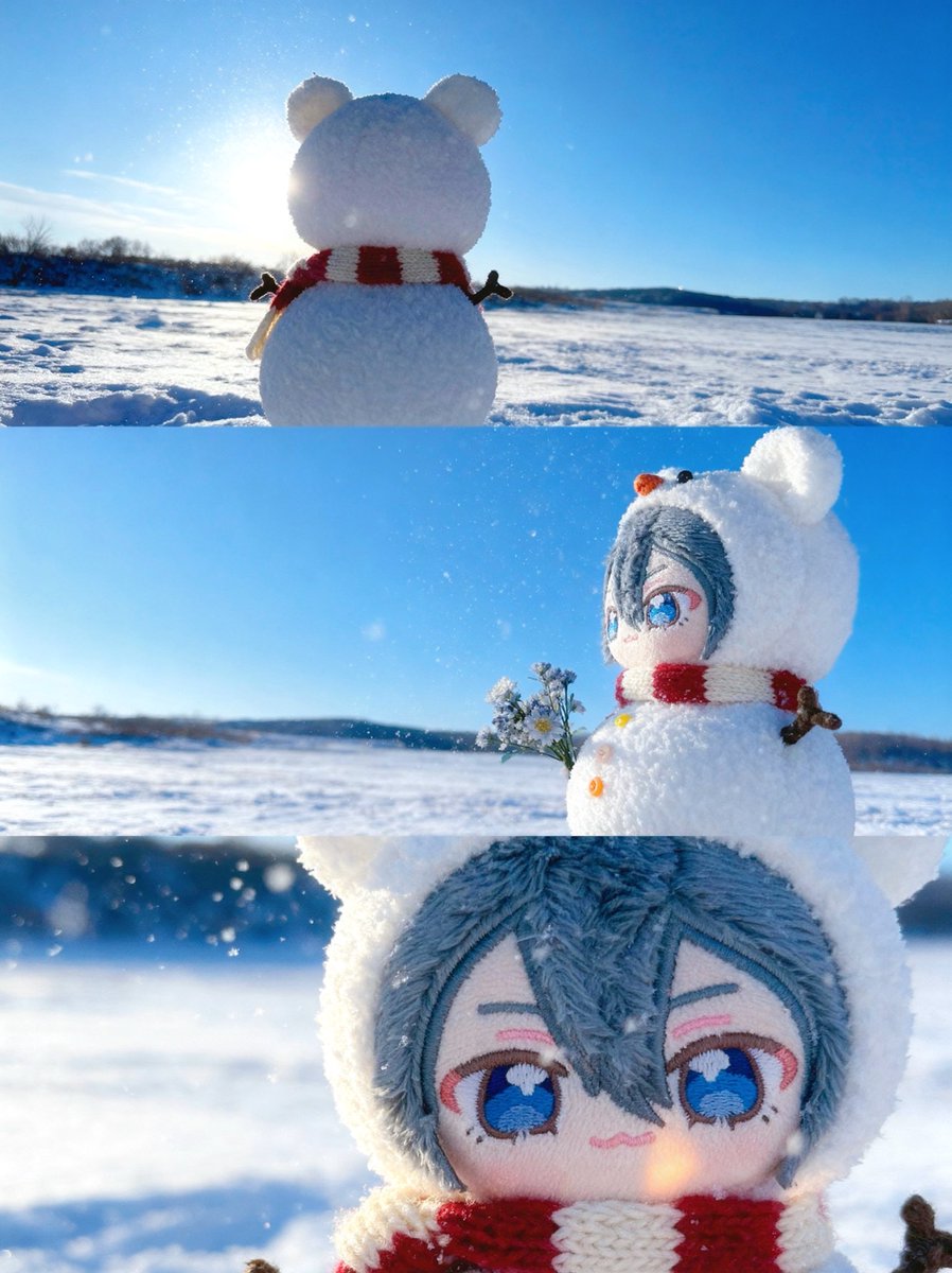 🌨️☃️🐻‍❄️🌨️
⚠️AI 보정앱을 이용했습니다⚠️