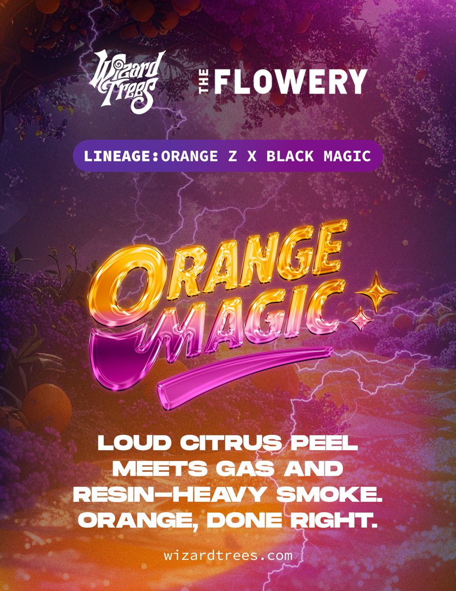 WizardTreesFL's tweet image. Orange Magic dropping Friday @TheFloweryFL