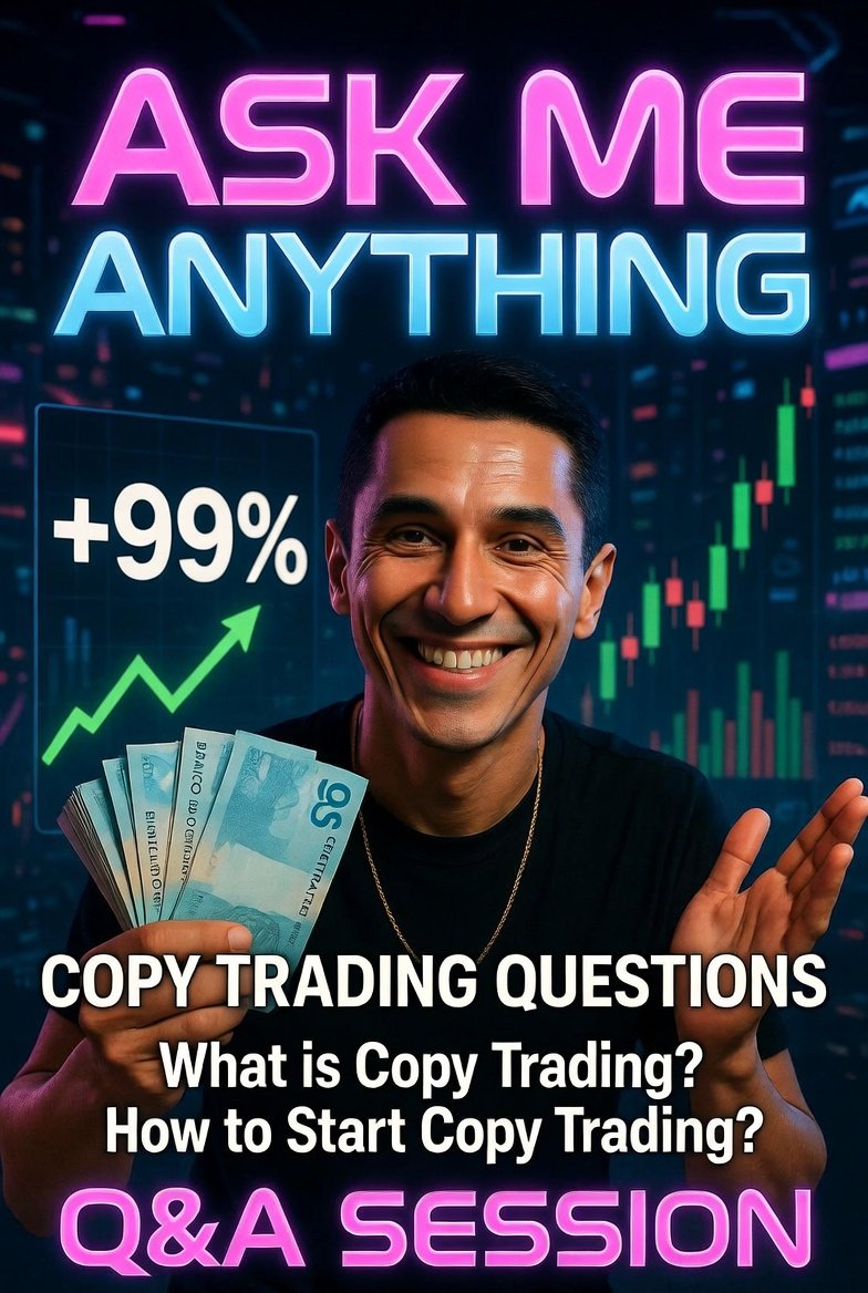 xrpbrazil's tweet image. XRParmy AMA: Ask Me Anything About My +99% BitMEX Copy-Trading Strategy! 💬🤑
XRParmy, got questions? How I hit +99% in 30 days? Risk management? ETF impact? Reply below – I&apos;ll answer all today!
Copy while asking: bitmex.com/app/copy-tradi…
Spots limited – let&apos;s chat! #XRP #BitMEX…