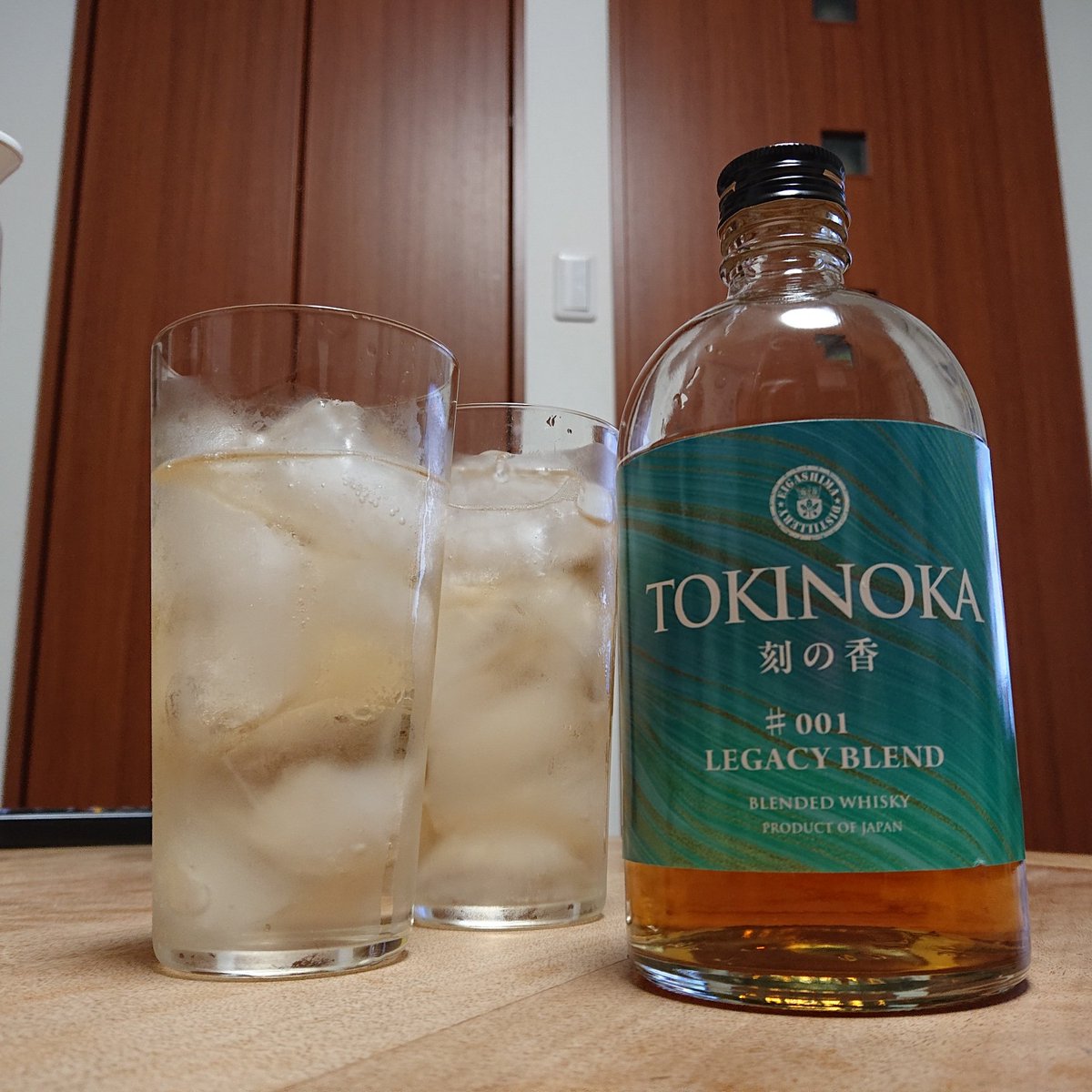 【今夜もノーサイド】
蒸留所見学によく行く江井ヶ嶋酒造さんの新商品「刻の香 TOKI NOKA #001 」をリカマンさんで購入しました。
ピートと塩っけが絶妙のハイボールです！
妻と二人で、うううましっ😆

#ハイボール
#本日もお疲れ様でした