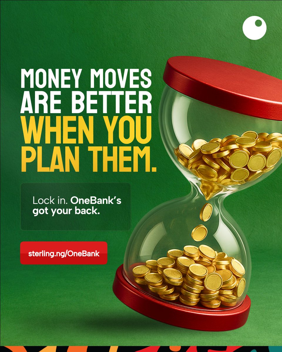 Sterling_Bankng's tweet photo. Good things come to those who plan… and lock in
#OneBank #OneCustomer #Sterling https://t.co/F611rlz7BM
